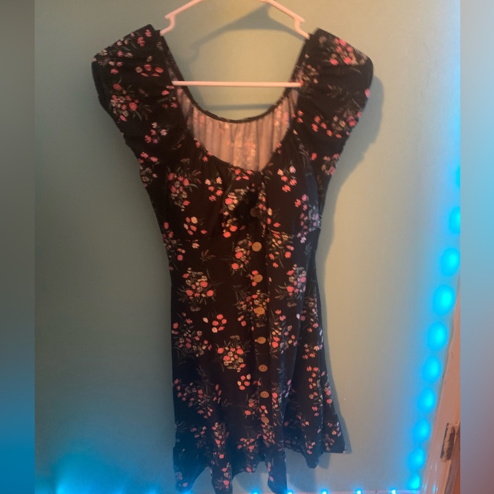 Back floral dress